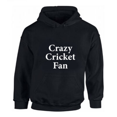 Crazy Cricket Fan Winter Hoodie