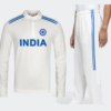 Customised India White Full Sleeve Cricket Jersey